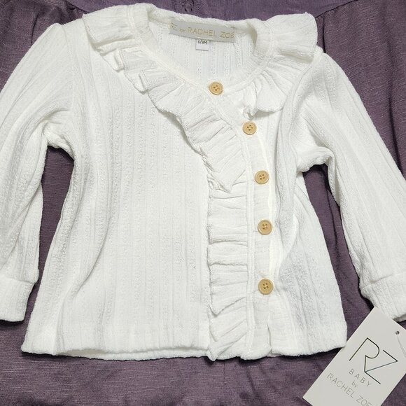 Rachel Zoe White Sweater Size 6-9 Months - Picture 2 of 8